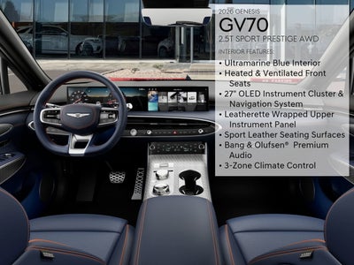 2026 Genesis GV70 2.5T SPORT PRESTIGE