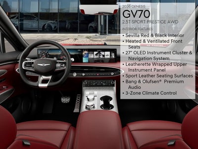 2026 Genesis GV70 2.5T SPORT PRESTIGE