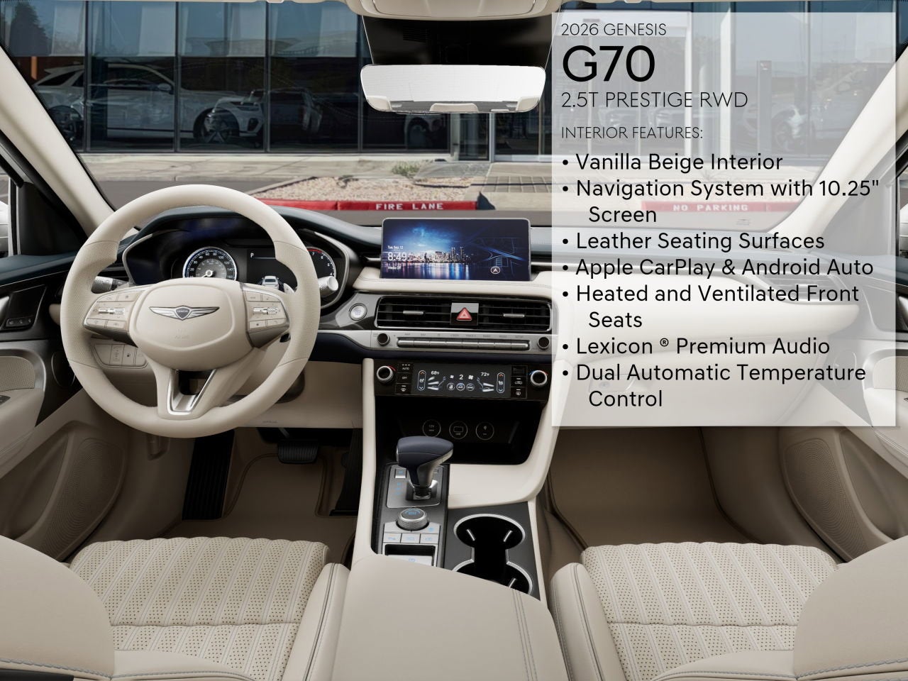 2026 Genesis G70 2.5T PRESTIGE