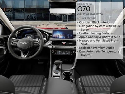 2026 Genesis G70 2.5T PRESTIGE