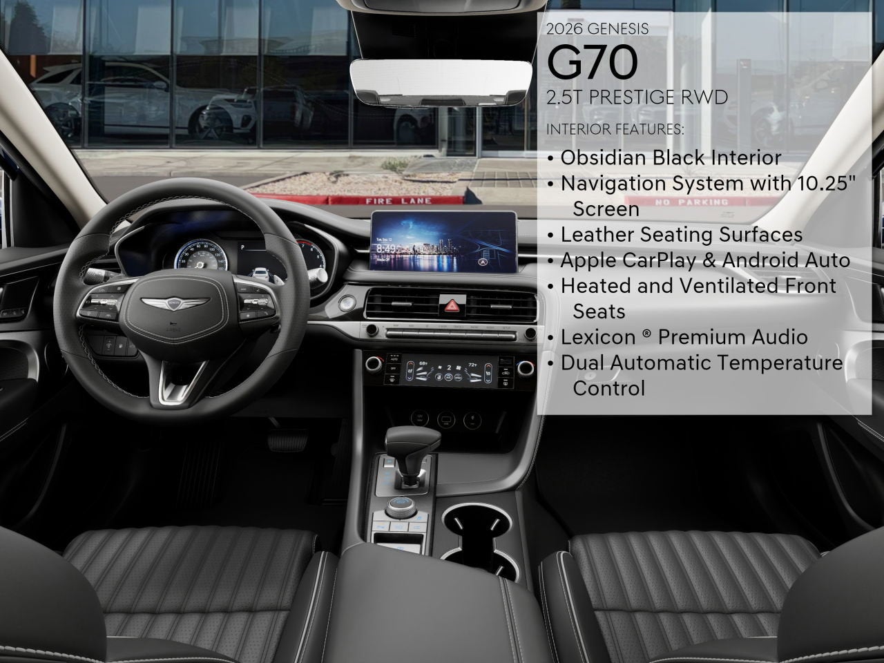 2026 Genesis G70 2.5T PRESTIGE