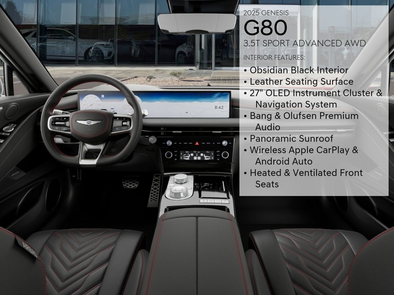 2025 Genesis G80 3.5T SPORT ADVANCED