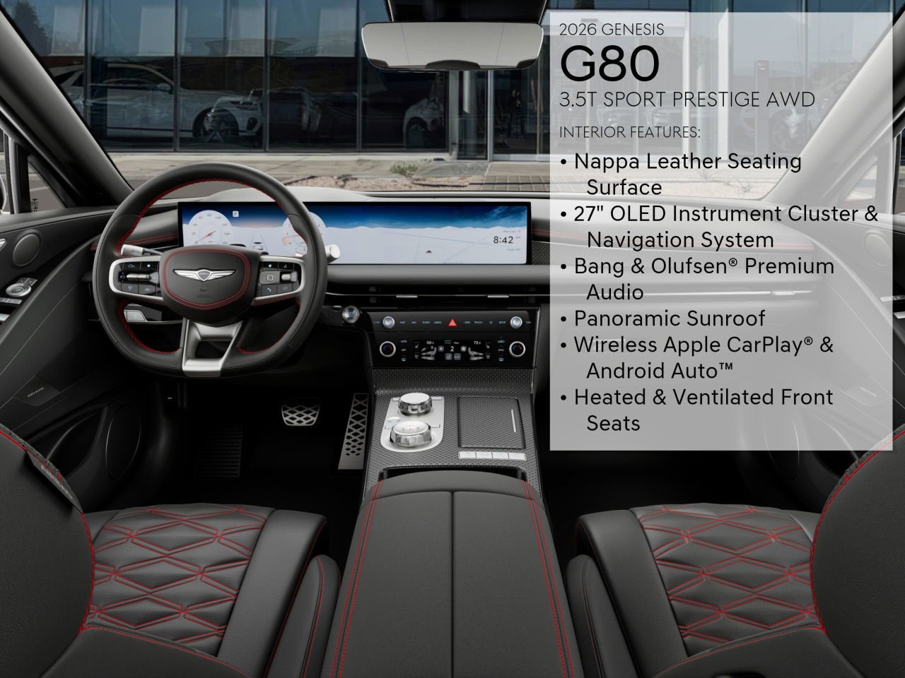 2026 Genesis G80 3.5T SPORT PRESTIGE