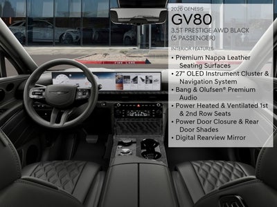 2026 Genesis GV80 2.5T PRESTIGE BLACK