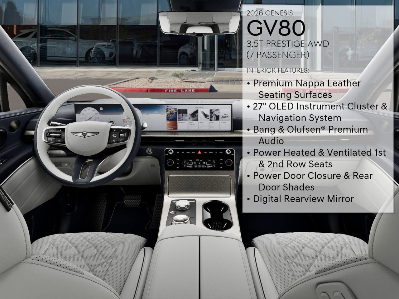 2026 Genesis GV80 3.5T PRESTIGE