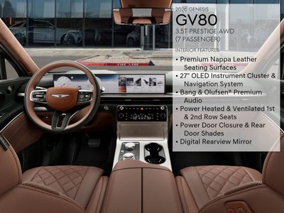 2026 Genesis GV80 3.5T PRESTIGE