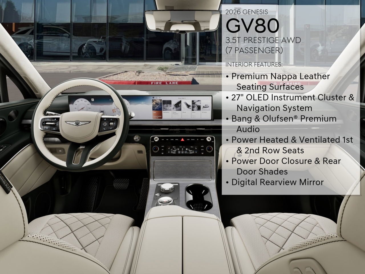 2026 Genesis GV80 3.5T PRESTIGE