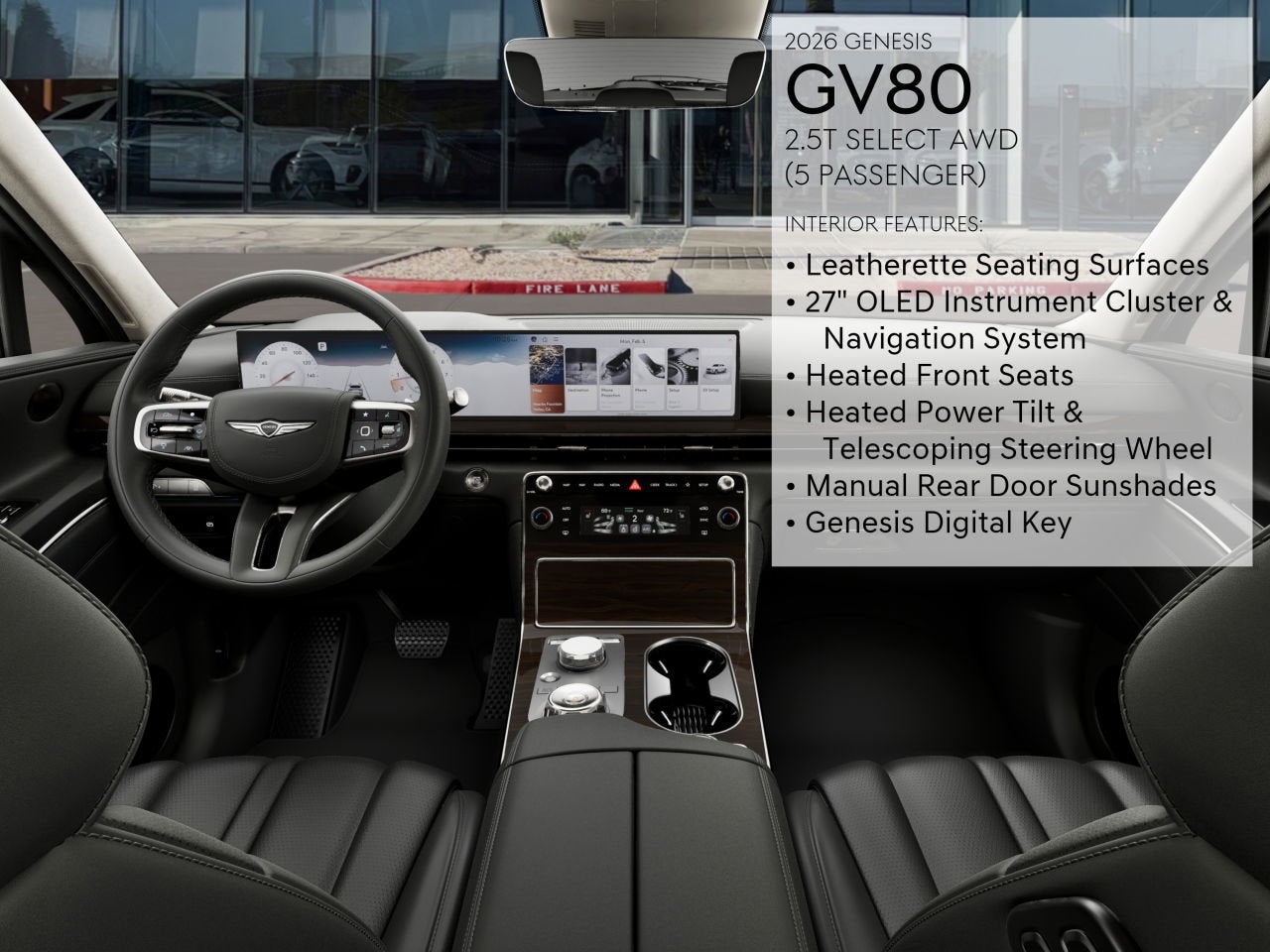 2026 Genesis GV80 2.5T SELECT