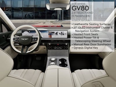 2026 Genesis GV80 2.5T SELECT