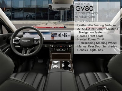 2026 Genesis GV80 2.5T SELECT