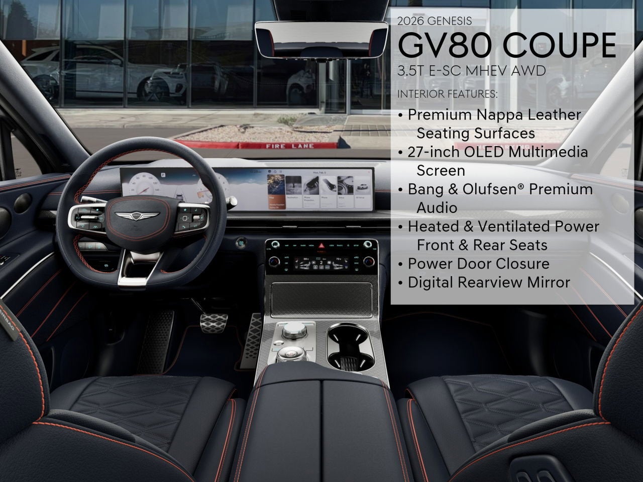 2026 Genesis GV80 Coupe 3.5T E-SC MHEV