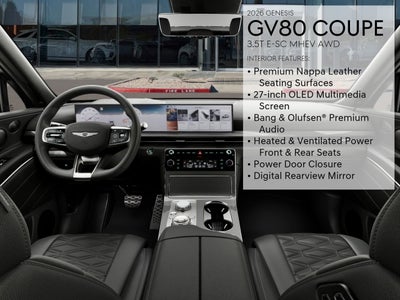 2026 Genesis GV80 Coupe 3.5T E-SC MHEV