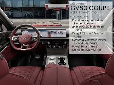 2026 Genesis GV80 Coupe 3.5T E-SC MHEV