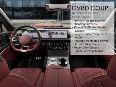 2026 Genesis GV80 Coupe 3.5T E-SC MHEV