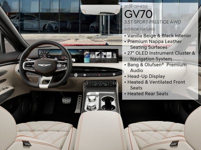 2026 Genesis GV70 3.5T SPORT PRESTIGE